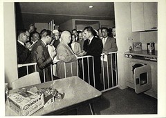 Nixon & Khruschev Kitchen Debate 1959 Fotofolio Art Photo Print Card 4.25”x6”