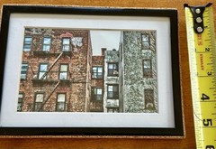 4×6 Color Photograph Cork Frame Bronx NY 2 Sides Lissette P 5.5 X 7.5” Framed
