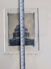 Vintage signed Michael Bryant Photography USA Art, Black & White Set Of 2