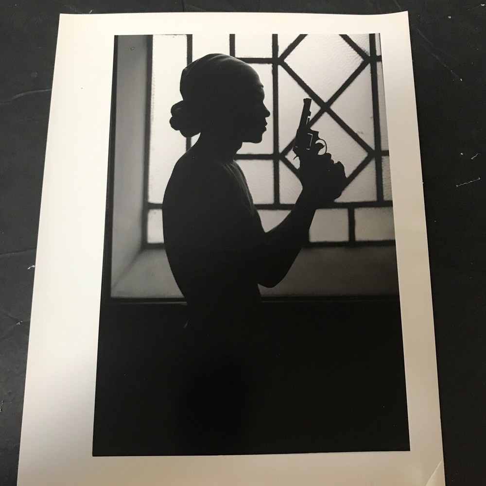 Art Photograph Silver Gelatin Print Janine Gordon Signed Brazil Silhouette B/W