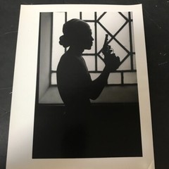 Art Photograph Silver Gelatin Print Janine Gordon Signed Brazil Silhouette B/W