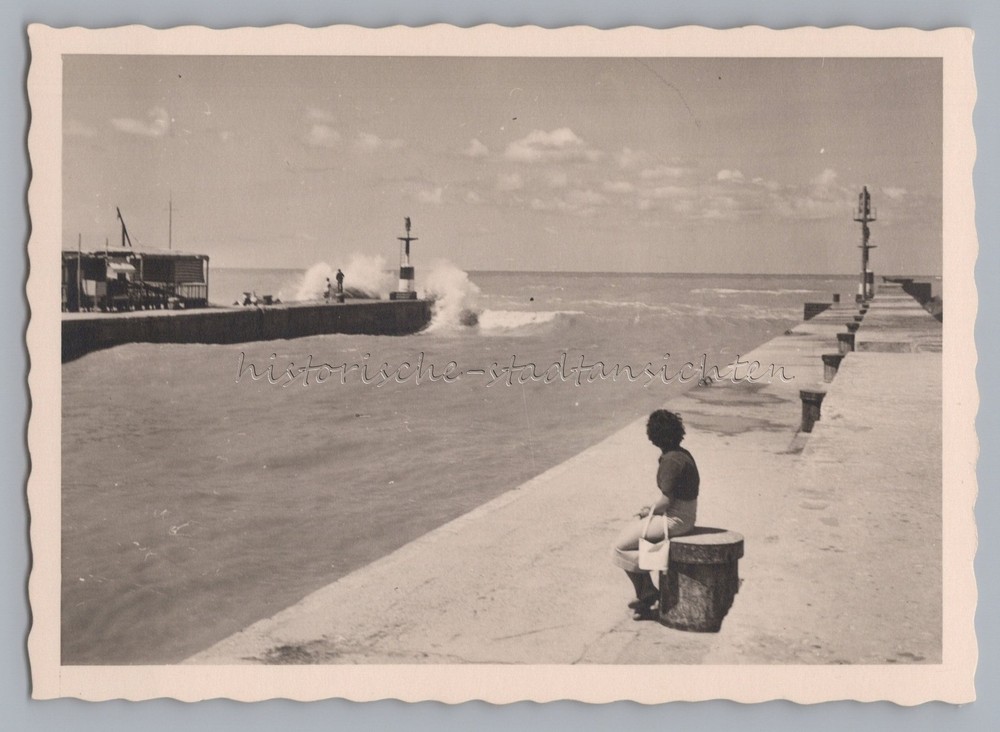 Gabicce Mare Umbria Italy 1956 – Port – Photo 1950s
