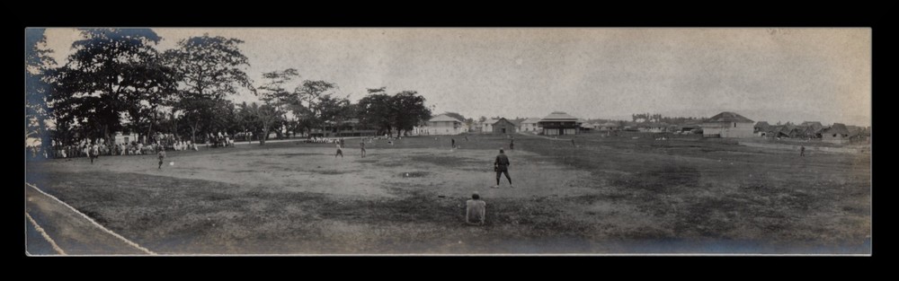 Panoramic Photographic Print BASEBALL Philippines ca 1900-10 (11 1/2″x3 1/4″ ) P