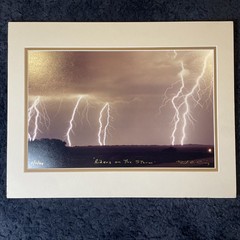 ‘Riders on the Storm’ 1994 Signed Lightning Stalker Photograph David O Stillings