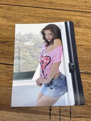 Contemporary Pinup Girl 4×6 Photo – Fine Art Color Print – Brunette Female Form