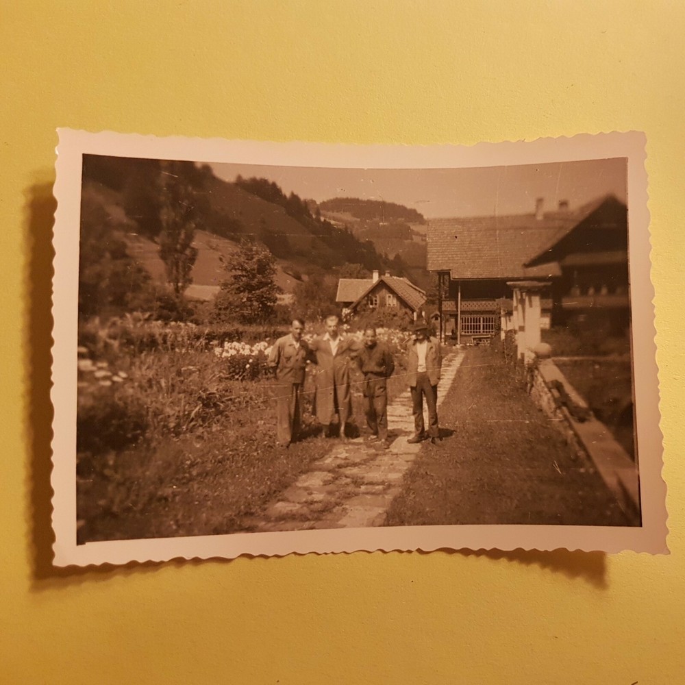 Photo Antique, Vintage, 4 Men in the Mountains, 210024