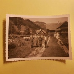 Photo Antique, Vintage, 4 Men in the Mountains, 210024