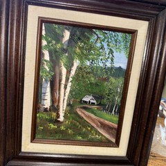 A New England Road” Signed Dorothy