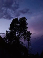 Purple Evening Storms Arizona. 8″ X 10″ Framed With Glass
