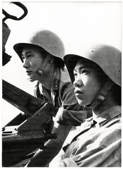 Vietnam War. North Vietnamese soldiers, original press photo, 1966