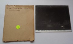 Antique G F Hyde Photograph Glass Negative Broadway D St Front San Diego 1885