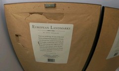 European Landmarks By John Douglas! Big Ben and Eiffel Tower Made In U.S.A. 1999