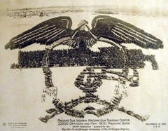 Arthur Mole Photo, «Machine Gun Insignia» 1918, living photograph