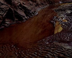 1962 Eliot Porter Glen Canyon Flood Rippled Sand Water Art Photo Gravure