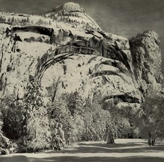 1949 Ansel Adams Yosemite North Dome Royal Arches Original Art Photo Gravure