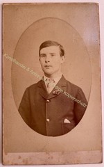 orig. CDV Photo Photograph Man Mr Fashion Picture Old Circa 1880 G. Booth Newburgh
