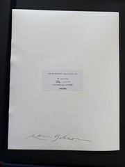 Ralph Gibson. NUDE, limited Art Edition Signed w/ signed Print. «NUDE….blinds»