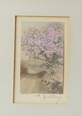 Antique Wallace Nutting Signed Print Hand Colored Photo New England Landscape