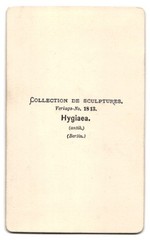 Photography Statue Hygiaea, Collection de Sculptures