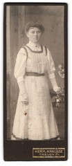 Photograph Herm. Krausse, Treuen i. V., Full Body Portrait of a Young Woman