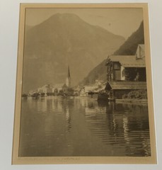 Exhibited Photograph Antique Drahomir Josef Ruzicka 1925 Hallstadt Lake Austria