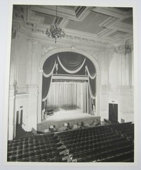 Vintage Gabriel Moulin Studios stamped photograph theater interior 8×10″