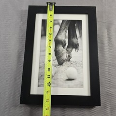 Framed B&W Photo Print Polo Hooves Luxury Real Estate Office 10.2″× 14.1″ READ⬇