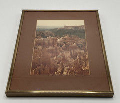 Bryce Canyon “Forest of Rocks Arial Photography 1984 Alan Proffitt 11×14 Framed