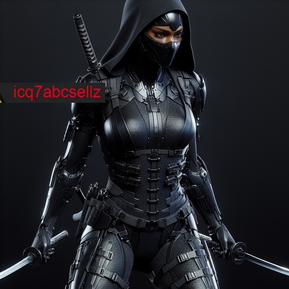 Digital Image -Photo Wallpaper Background Desktop Art – Black Armored Warrior