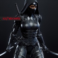 Digital Image -Photo Wallpaper Background Desktop Art – Black Armored Warrior