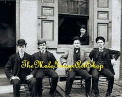 VINTAGE MALE PORTRAIT #0621-338 -‘paresis hall men, nyc 1899’ -free shipping usa