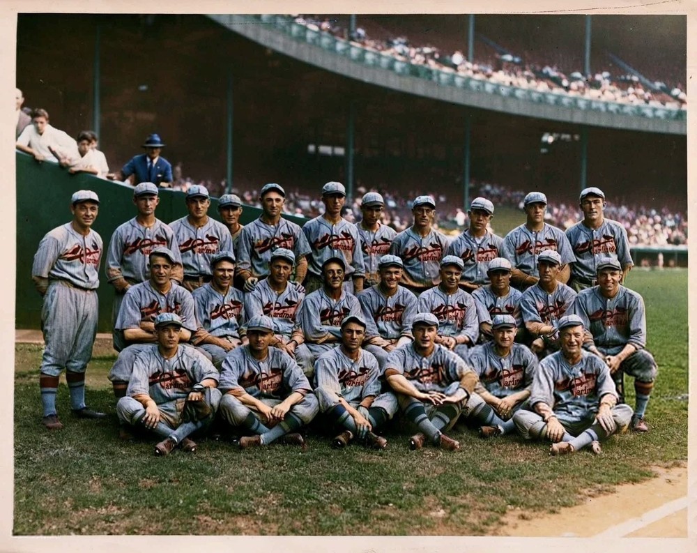 1926-cardinals-color 8×10 Colorized Print-FREE SHIPPING