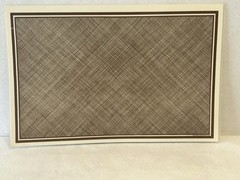 Vintage New Orleans Superdome Laminated Placemat Frameable Excellent Condition