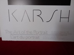 Yousuf Karsh – Grey Owl 1936 – The Art of the Portrait 1989 Exhibition Poster CA