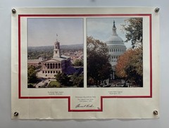 1994 Tennessee Republican Party Capitol Club Series Poster 16×21