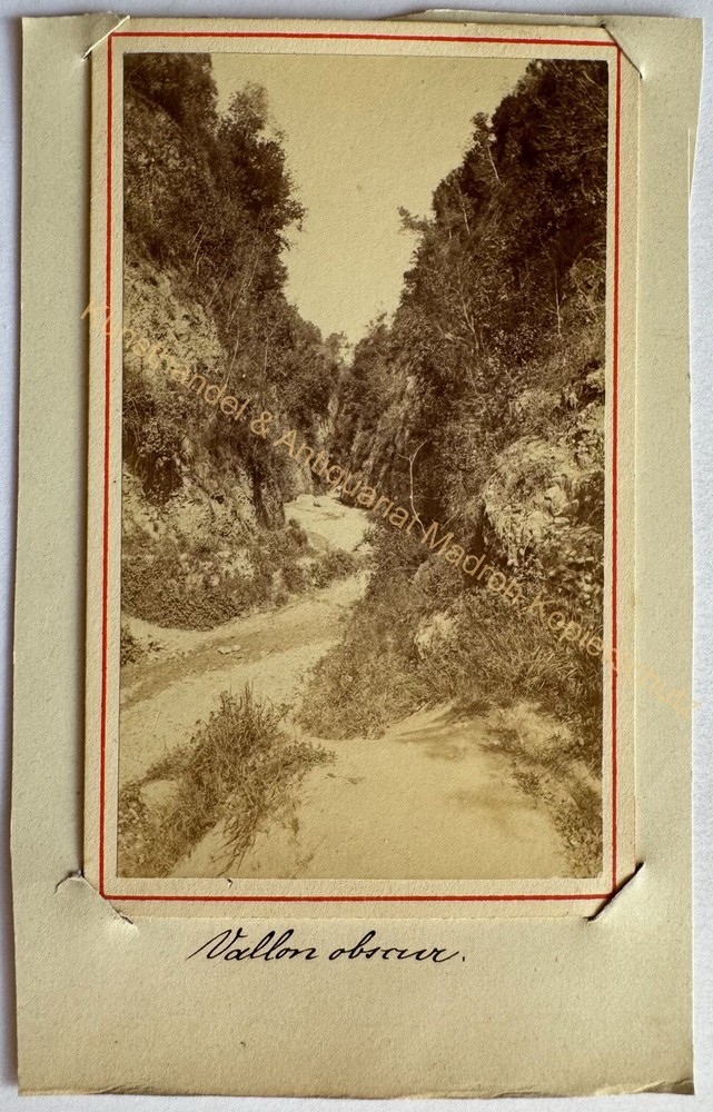 orig. CDV Photo France Nice Photo Degand Vintage Print Tirage Album Circa 1870