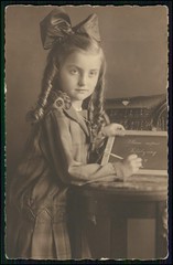 12x Real Photo Postcard – School Children Boy Girl Portrait Class – 1910s 1930s