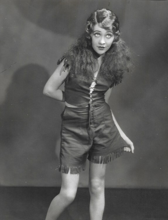 Vint. 1929 Ruth Harriet Louise silver gelatin Sally o`Neil, verso studio stamp