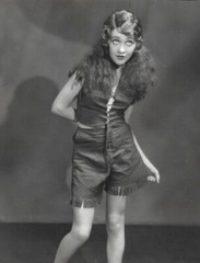 Vint. 1929 Ruth Harriet Louise silver gelatin Sally o`Neil, verso studio stamp