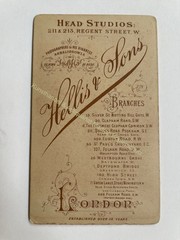 orig. CDV photo photograph woman lady picture old fashion around 1885 Hellis & Sons London