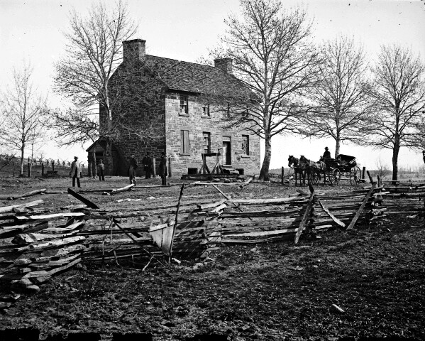 New Civil War Photo: Matthews Stone House on Bull Run – Manassas – 6 Sizes!