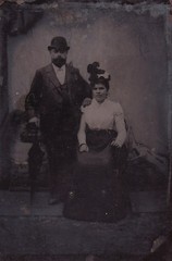 Ferrotype / Tintype – Couple Portrait – Circa 1900