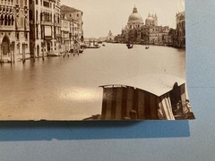 Photo 1880 Venice Italy Photography Antique Original 19th Century Canal Art