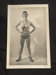 Original Curiosa Pin Up Print 1950s Portrait Nude Woman Female France Eros