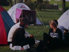 «ABIFEIER»: PHOTO, PHOTOGRAPHY, CELEBRATION, STUDENTS, HAMBURG, TENTS, MEETING, YOUNG
