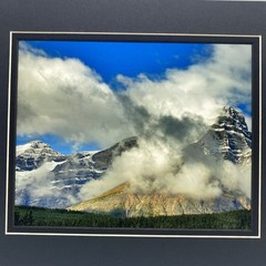 Matted Mountains Landscape Photo Print 11 X 14 Wall Art Gallery Decor