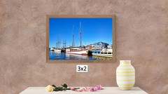 A few Sailboats in Oslo Port, High Resolution Image, Many Formats, TV Art