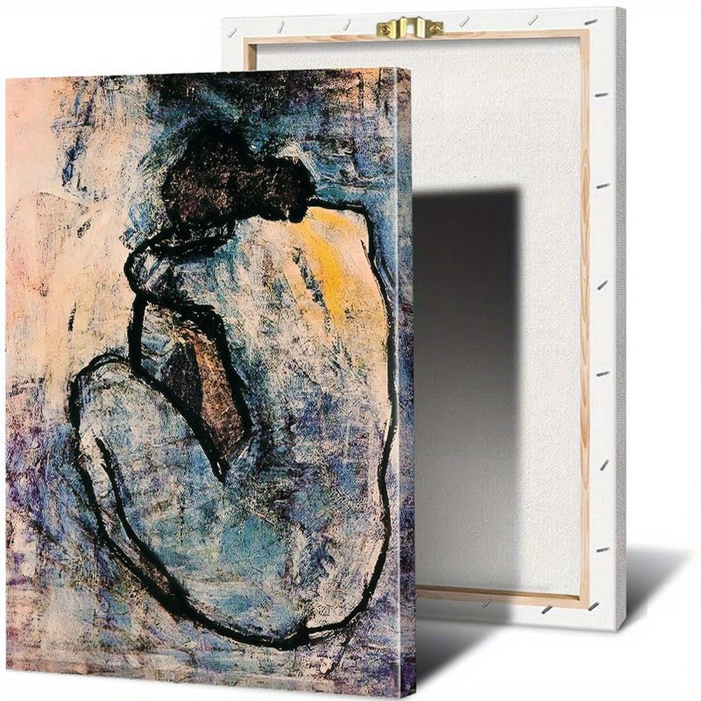 ALMLZL Canvas Wall Art Prints Pablo Picasso Blue Nude Poster Famous Painting …