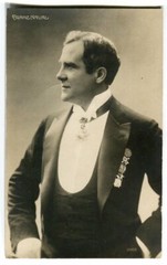 Photo Postcard Portrait Franz Naval Tenor with Awards c. 1905 #3