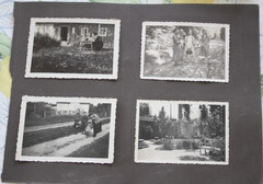 8x Photo Album Sheet 1942 Eibau WWII Soldiers Czech Republic Milovice Military BG